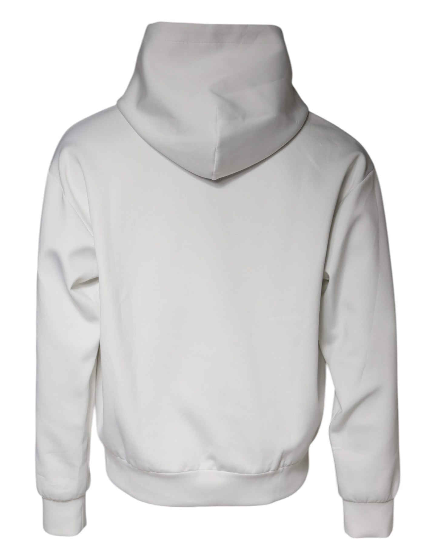 Dolce &amp; Gabbana White D&amp;G Logo Hooded Men Sweatshirt Sweater