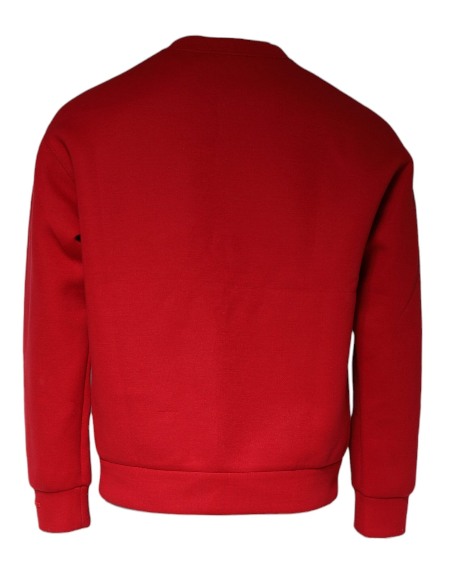 Dolce &amp; Gabbana Maroon DG Logo Cotton Men Sweatshirt Sweater