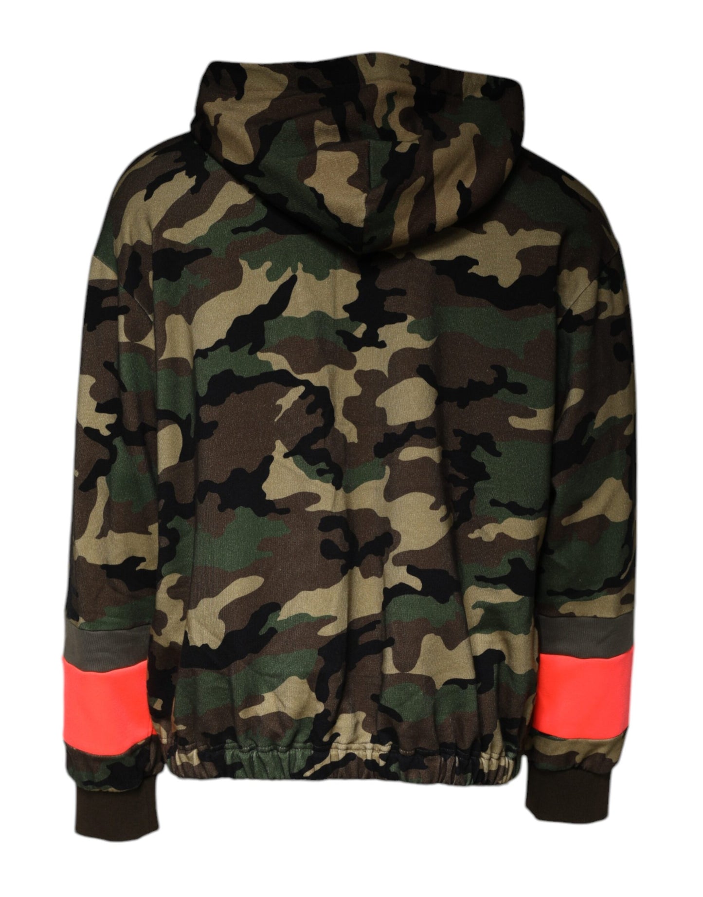 Dolce & Gabbana Multicolor Camouflage Hooded Herren Sweatshirt Pullover