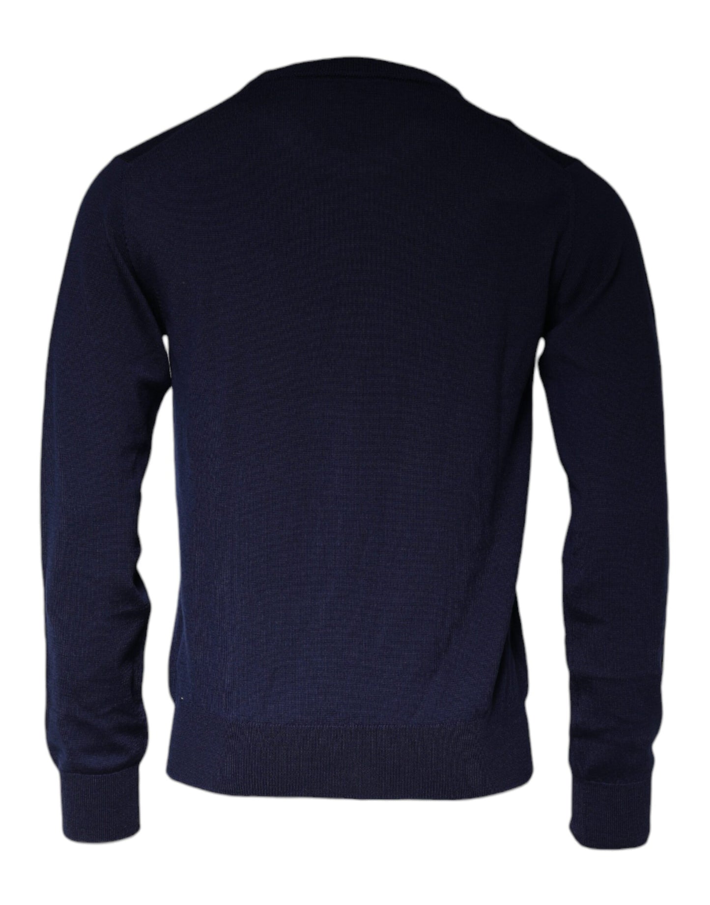 Dolce &amp; Gabbana tummansininen villapaita Crew Neck -neulepusero