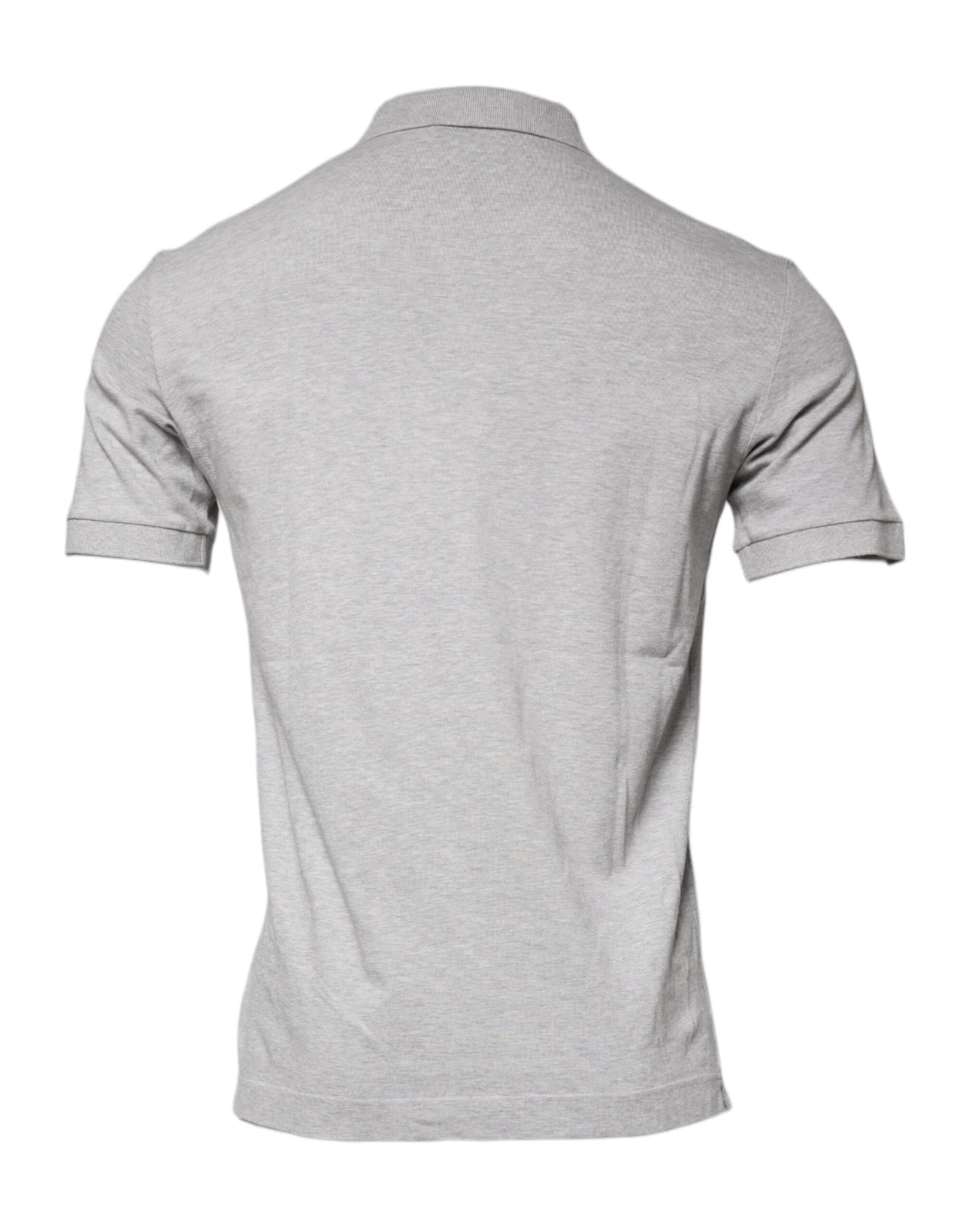 Dolce &amp; Gabbana Gray Crown Collared ShortSleeve Polo T-shirt