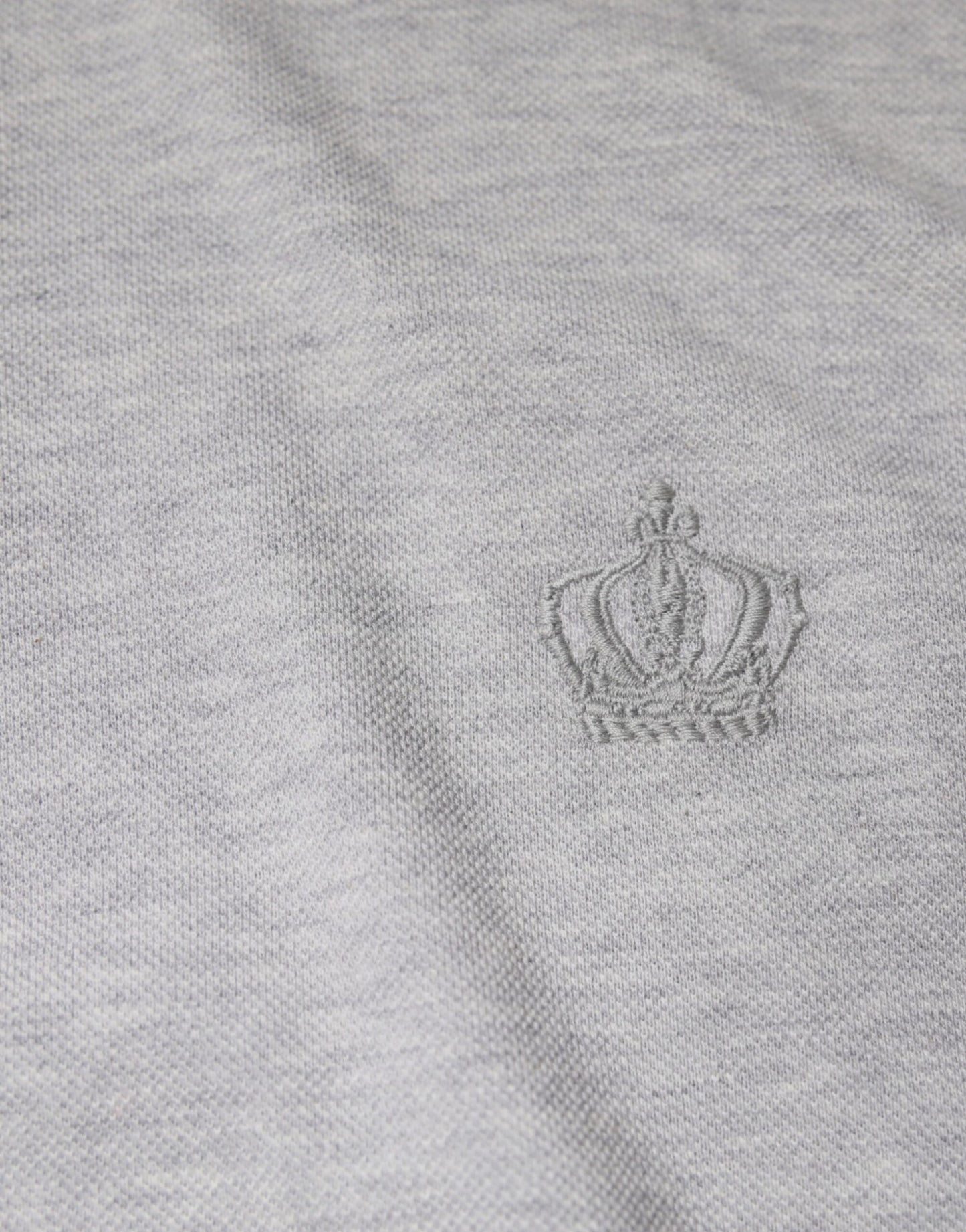 Dolce &amp; Gabbana Gray Crown Collared ShortSleeve Polo T-shirt