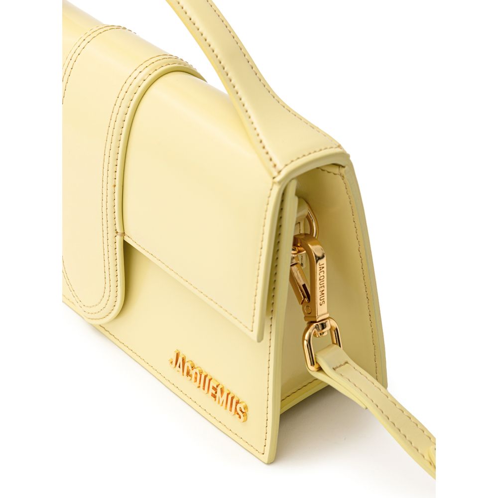 Jacquemus Gelbe Lederhandtasche