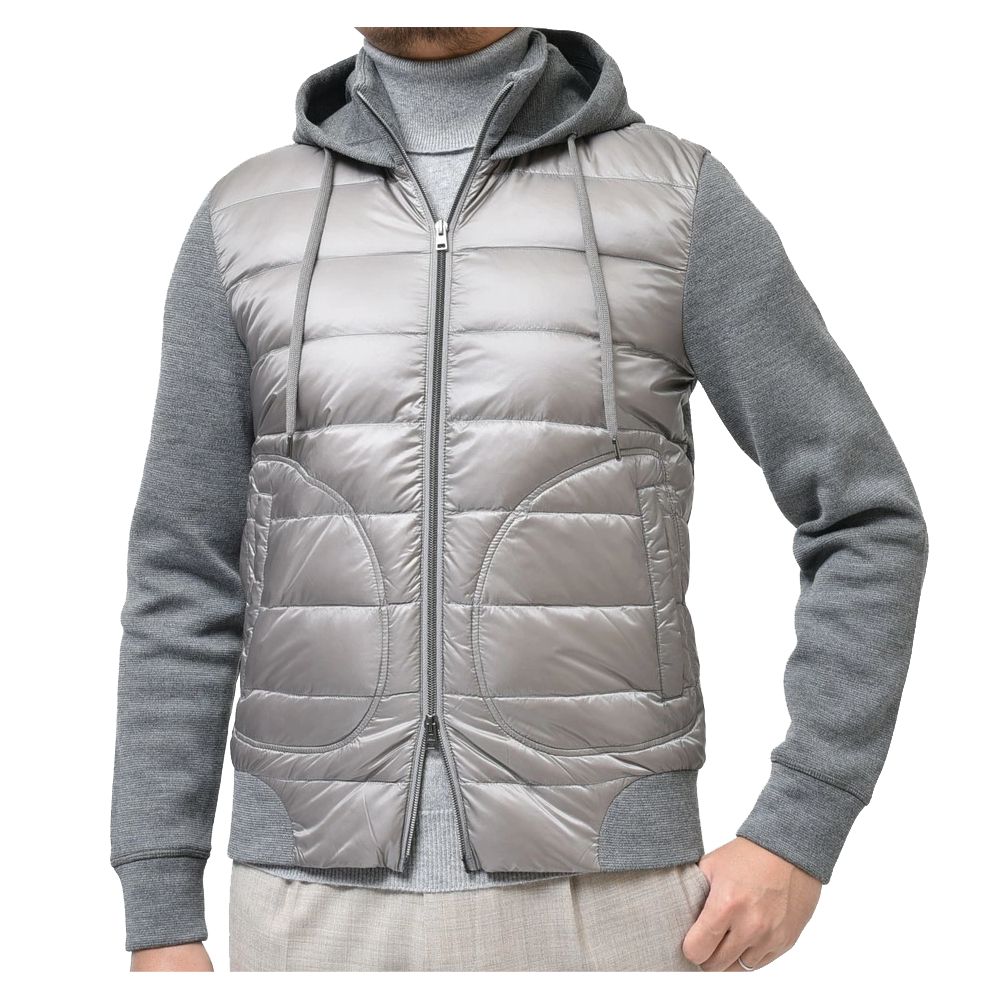 Herno Graue Wolljacke