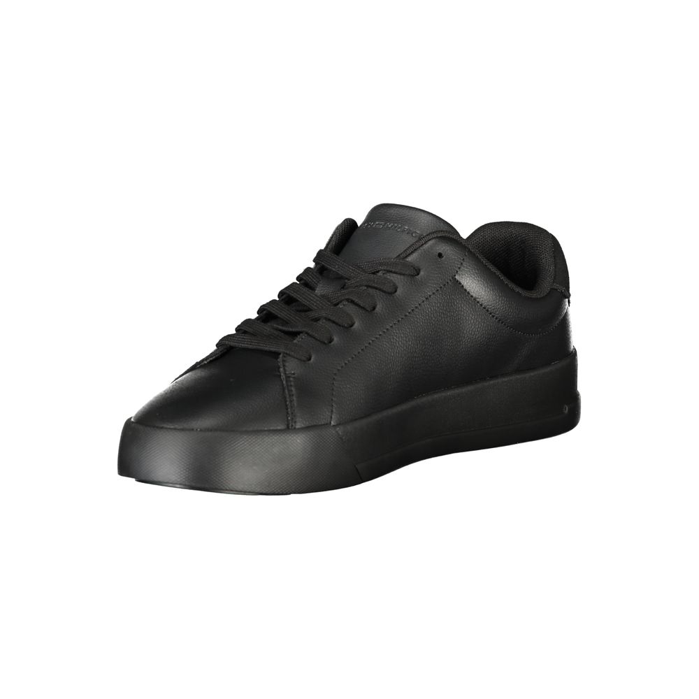 Tommy Hilfiger Schwarzes Leder Herren Sneaker