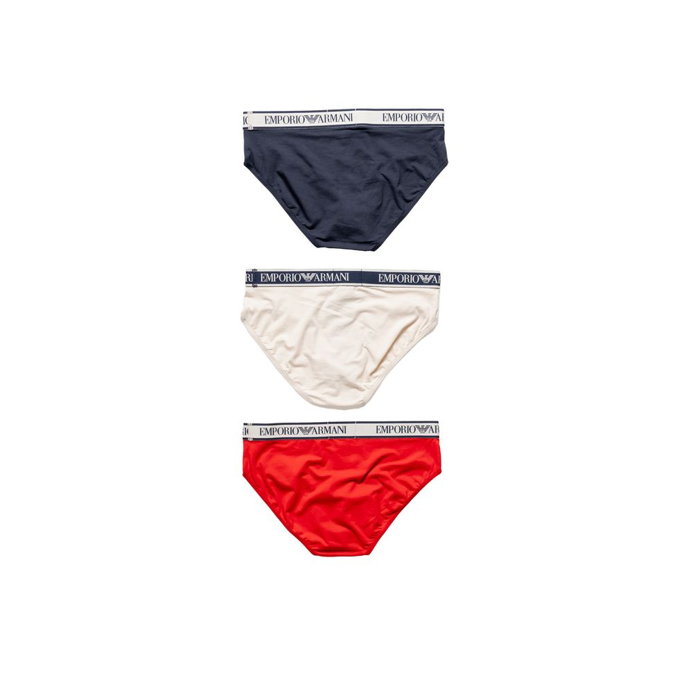Emporio Armani Underwear Multicolor Cotton Briefs