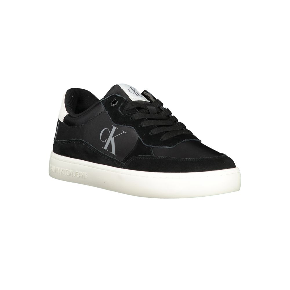 Calvin Klein Schwarzer Polyester Herren Sneaker