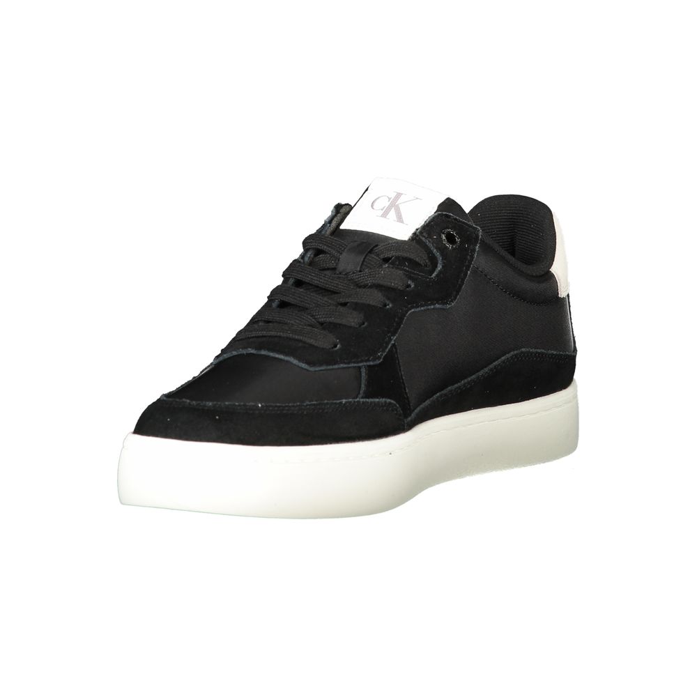 Calvin Klein Schwarzer Polyester Herren Sneaker