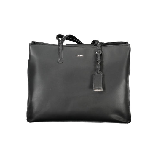 Calvin Klein Schwarz Polyester Frauen Handtasche