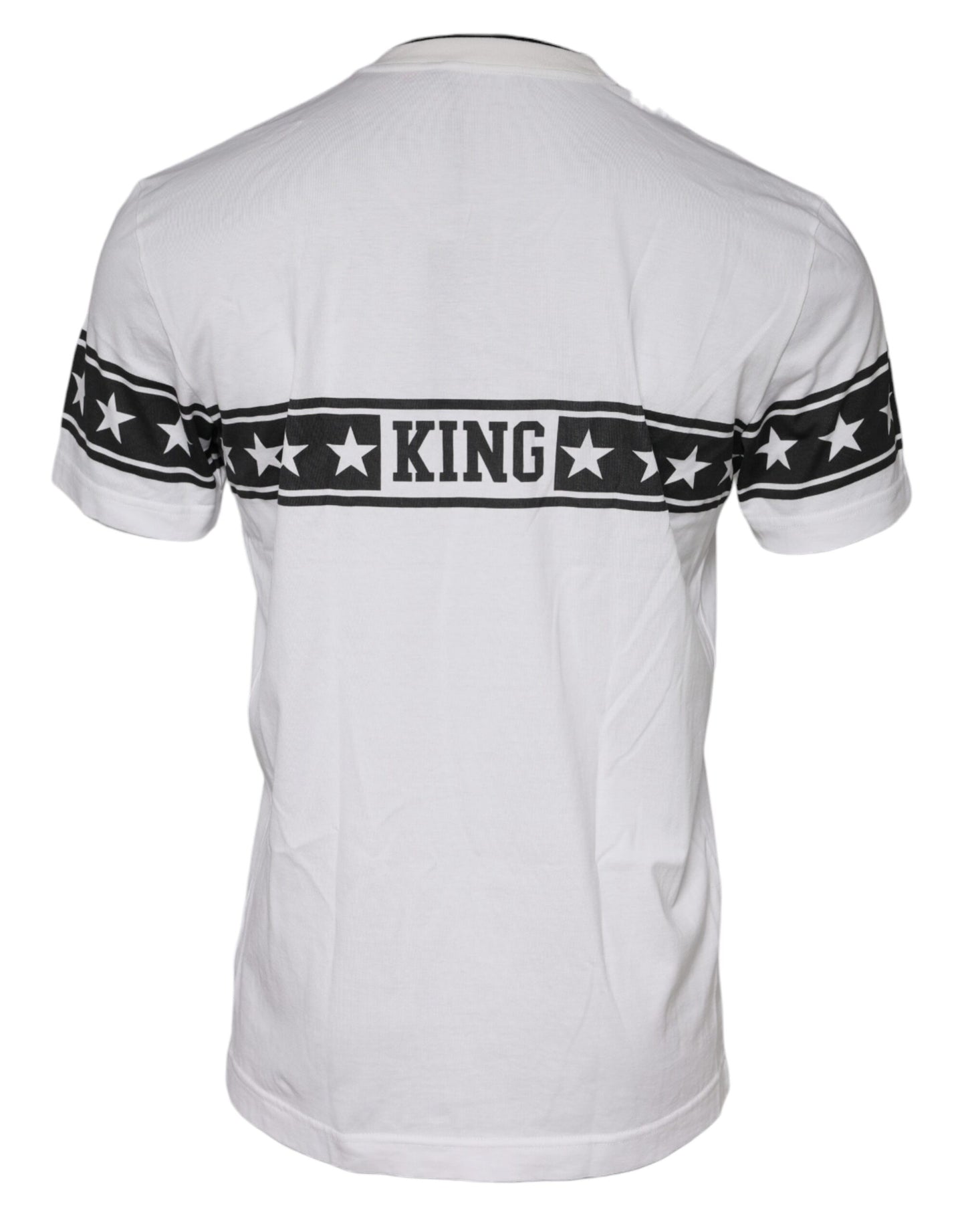 Dolce &amp; Gabbana White DG Stars Print Cotton T-shirt