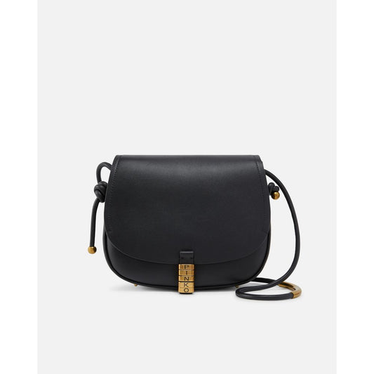 PINKO Schwarze Leder Damen Crossbody Tasche