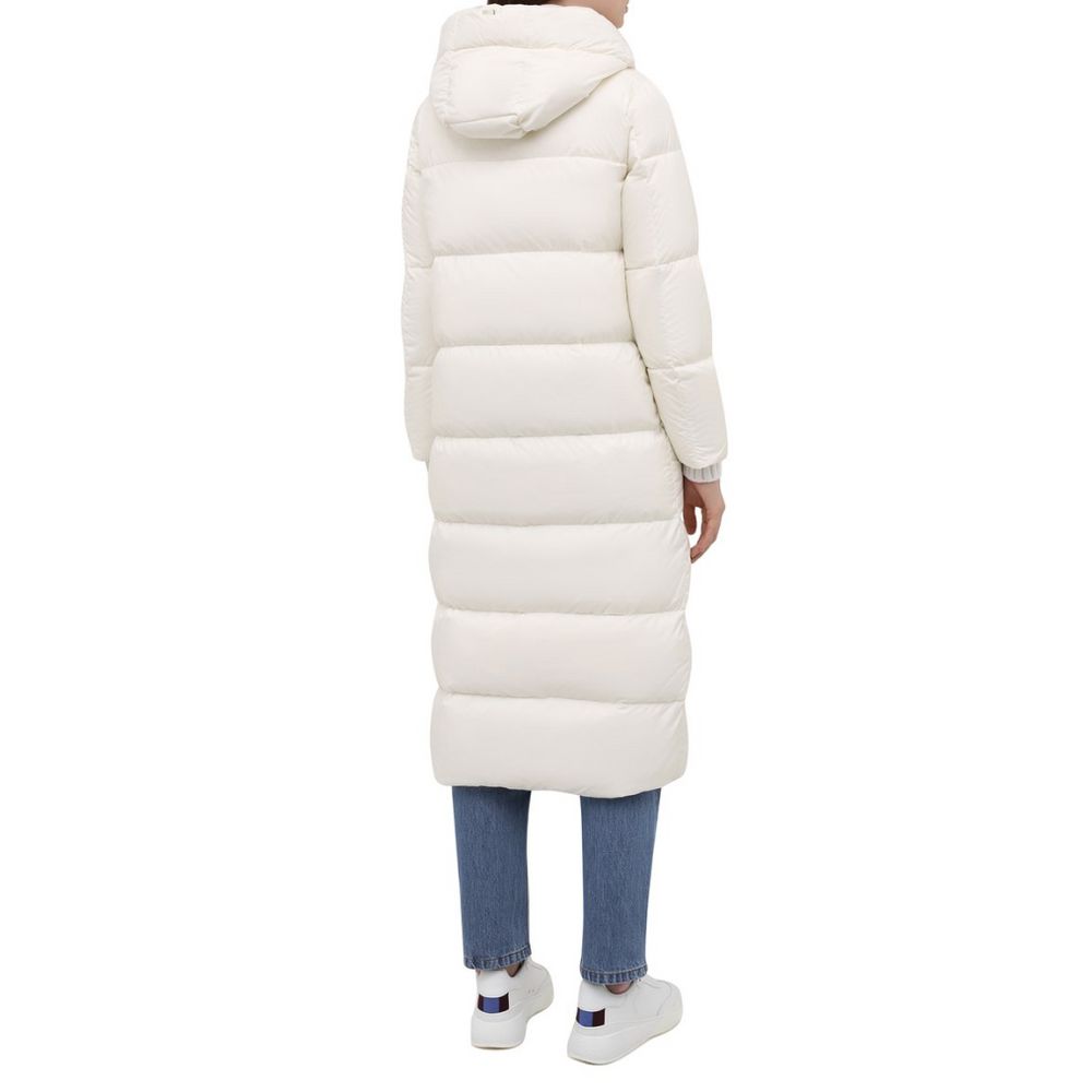 Herno White Nylon Women Jacket