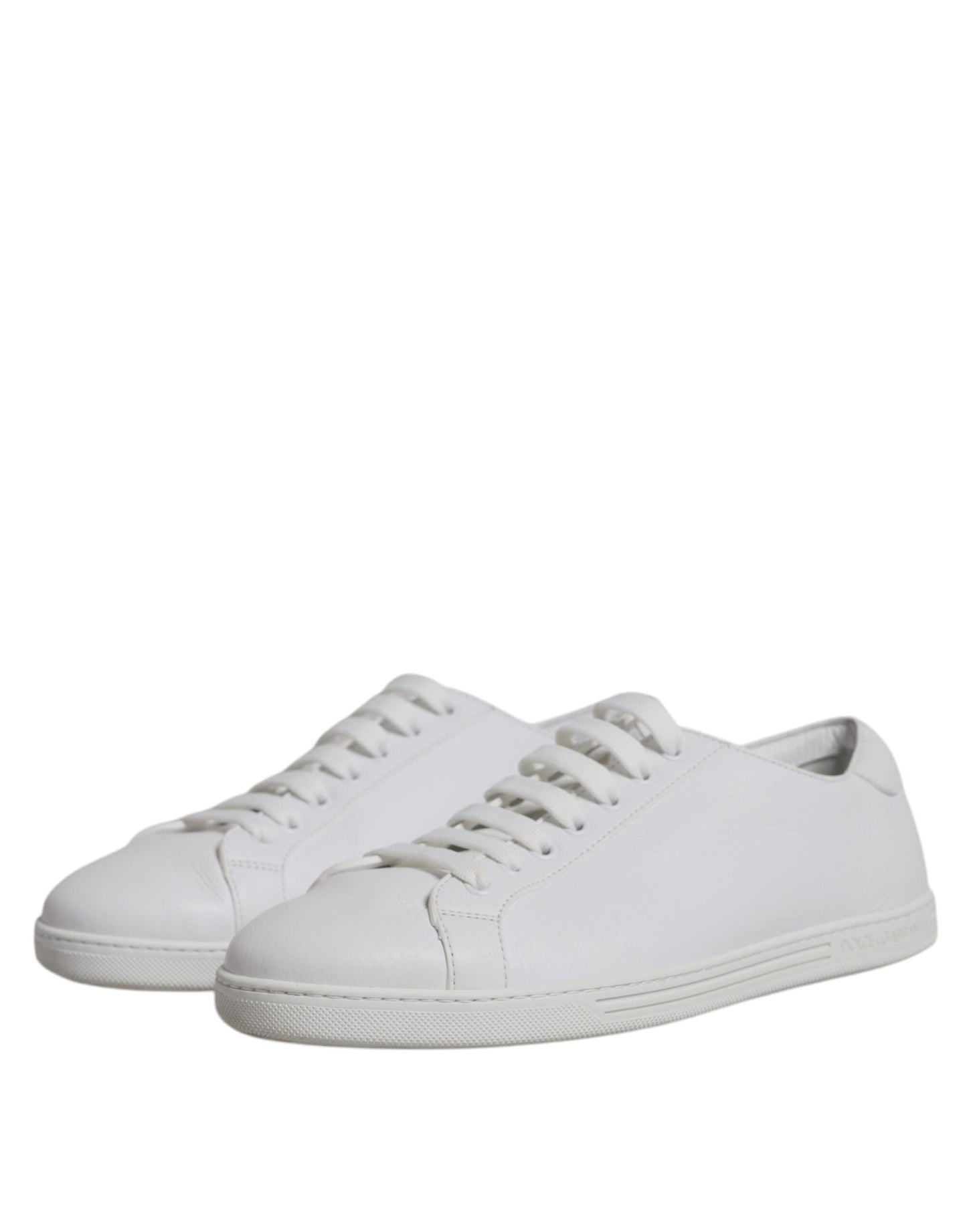 Dolce &amp; Gabbana White Low Top Men Saint Tropez Sneakers Shoes