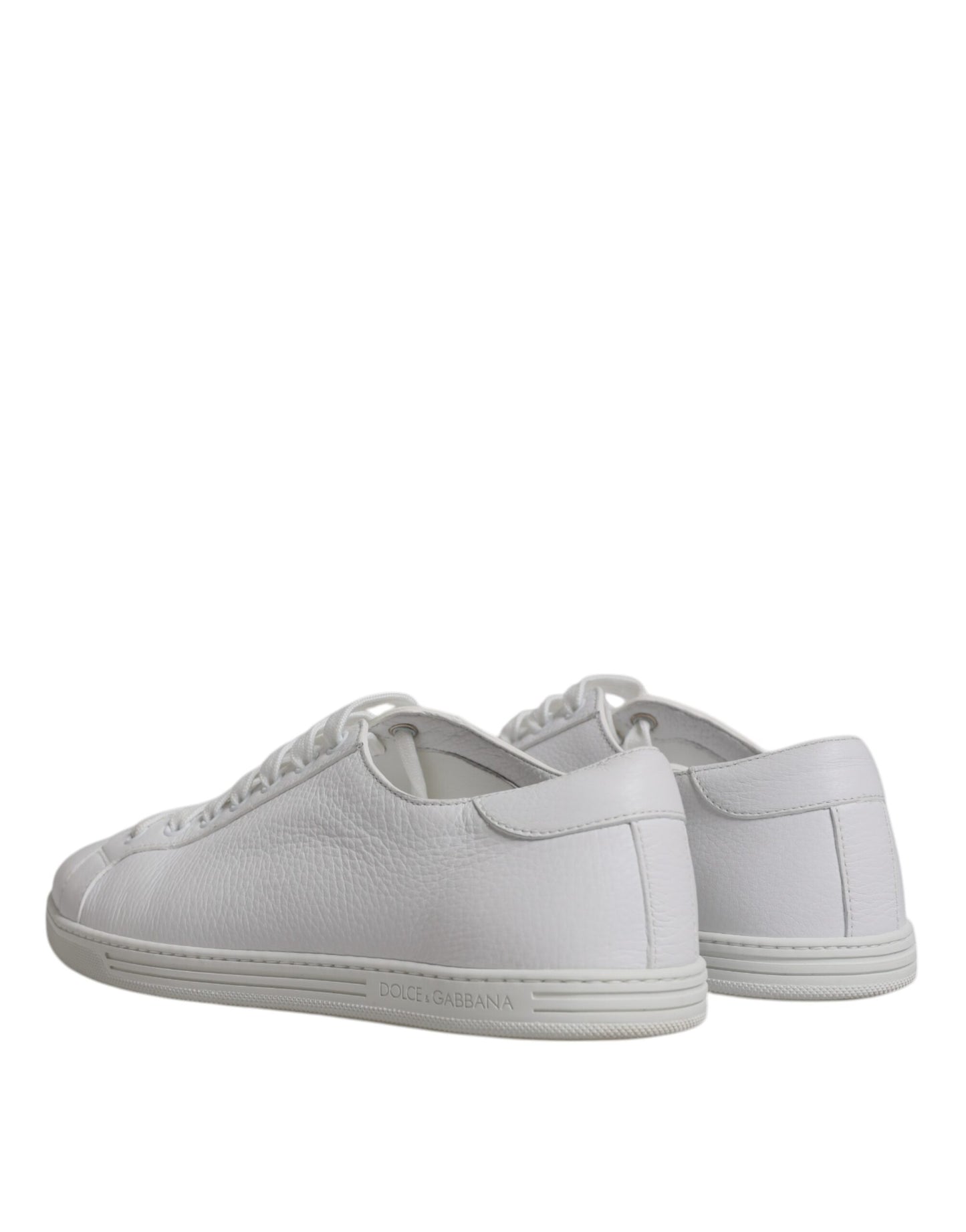 Dolce &amp; Gabbana White Low Top Men Saint Tropez Sneakers Shoes