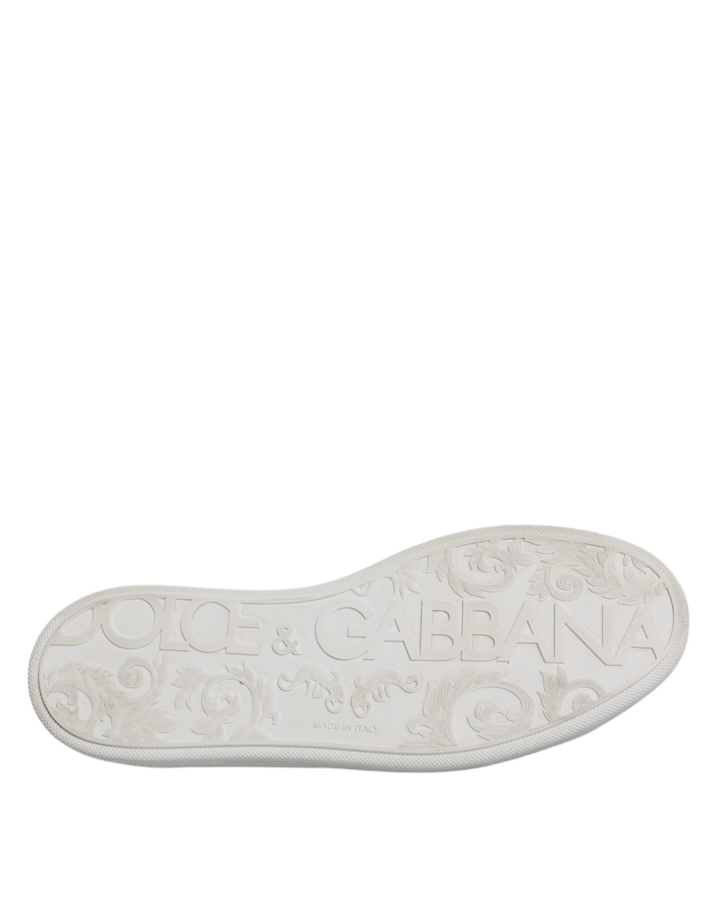 Dolce &amp; Gabbana White Low Top Men Saint Tropez Sneakers Shoes