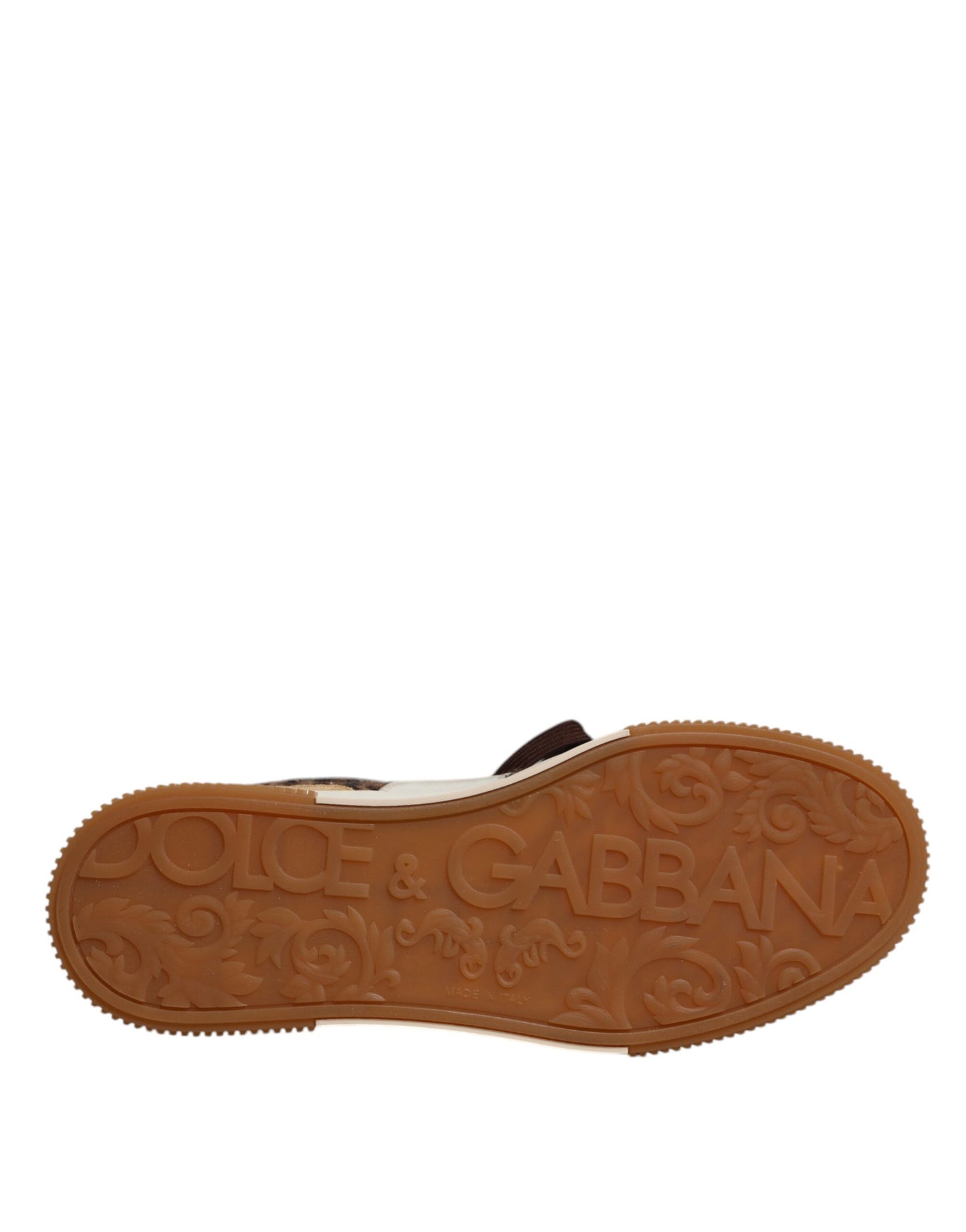 Dolce & Gabbana Multicolor Miami Leder Low Top Turnschuhe Schuhe