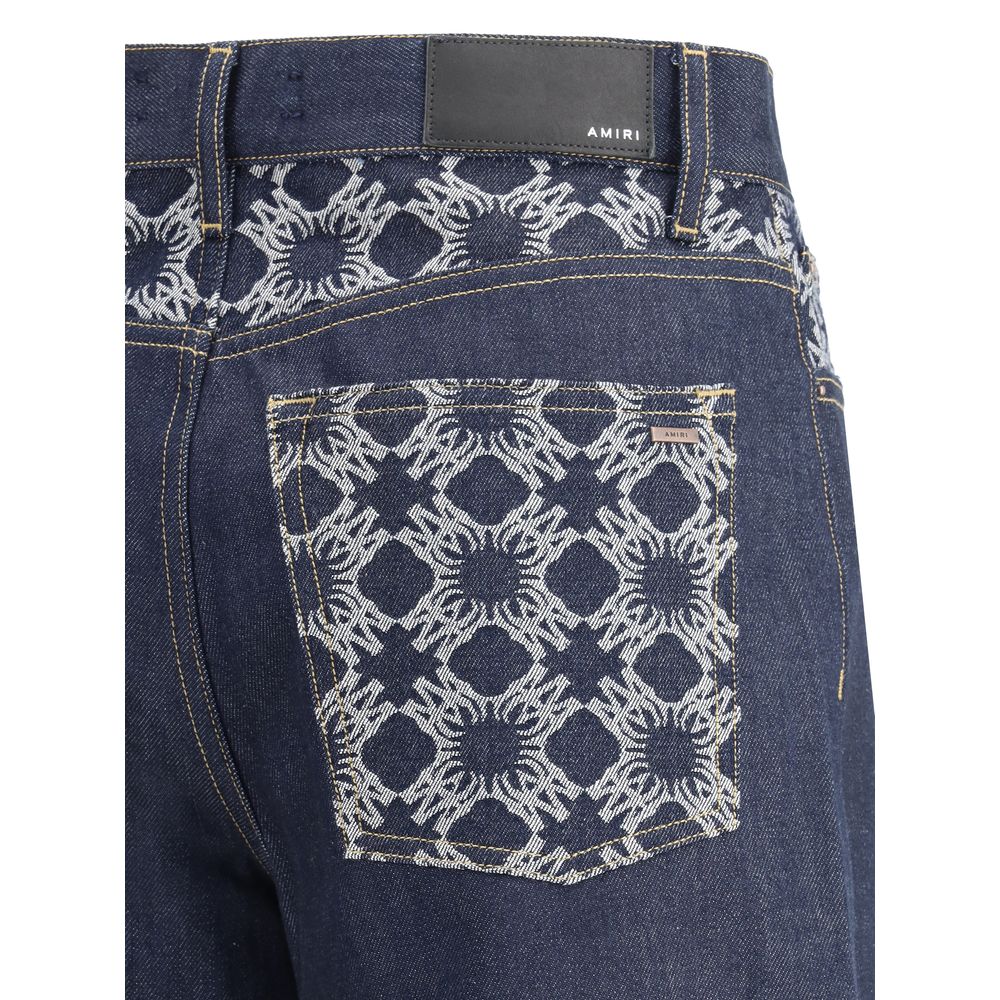 Amiri Jeans mit weitem Bein