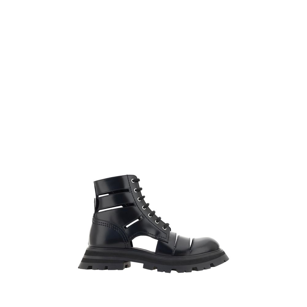 Alexander McQueen hiking combat boots