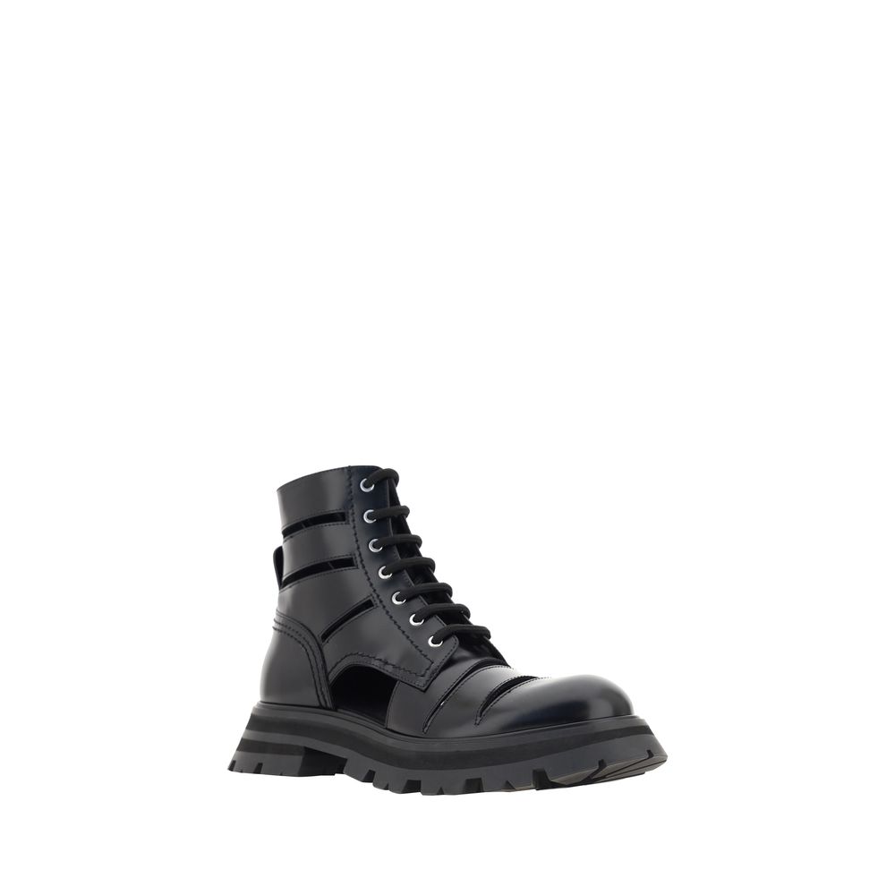 Alexander McQueen hiking combat boots