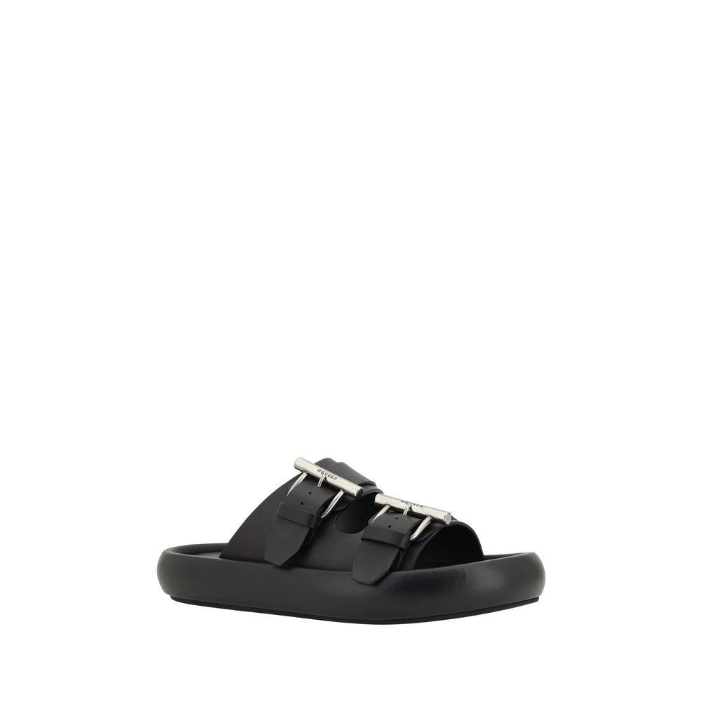 Alexander McQueen Leder-Sandalen