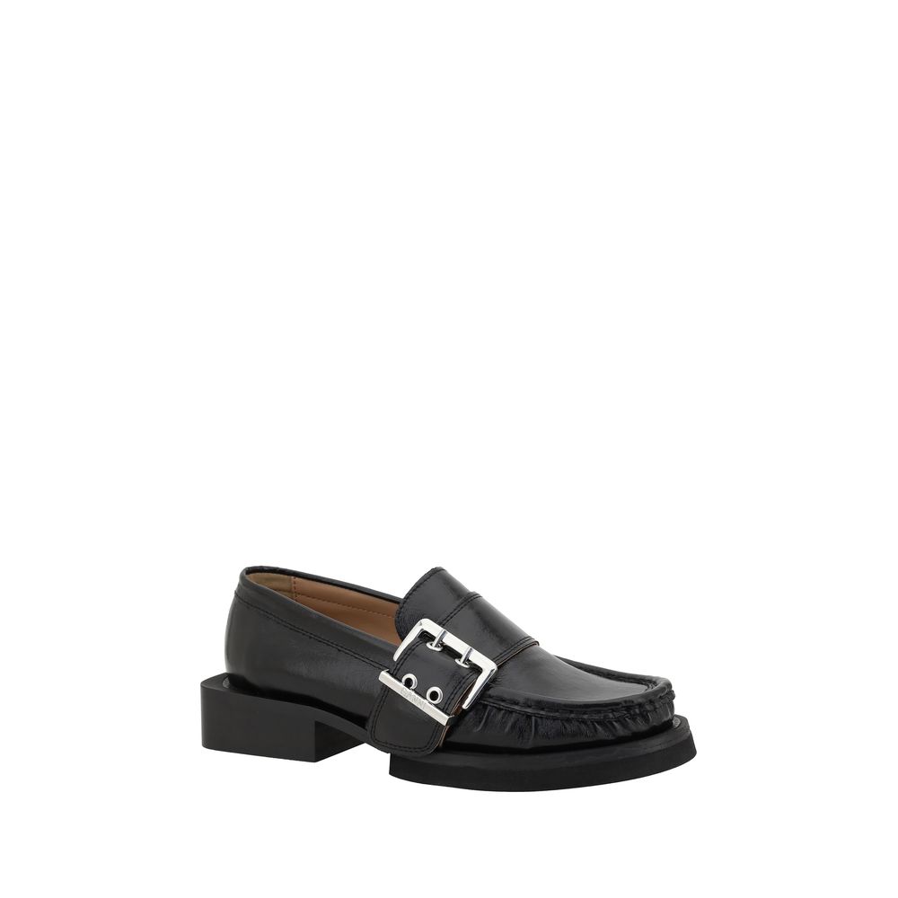 Ganni Feminine Schnallen-Loafer