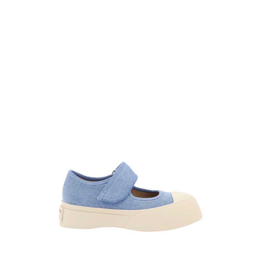 Marni Denim Mary Jane Turnschuhe