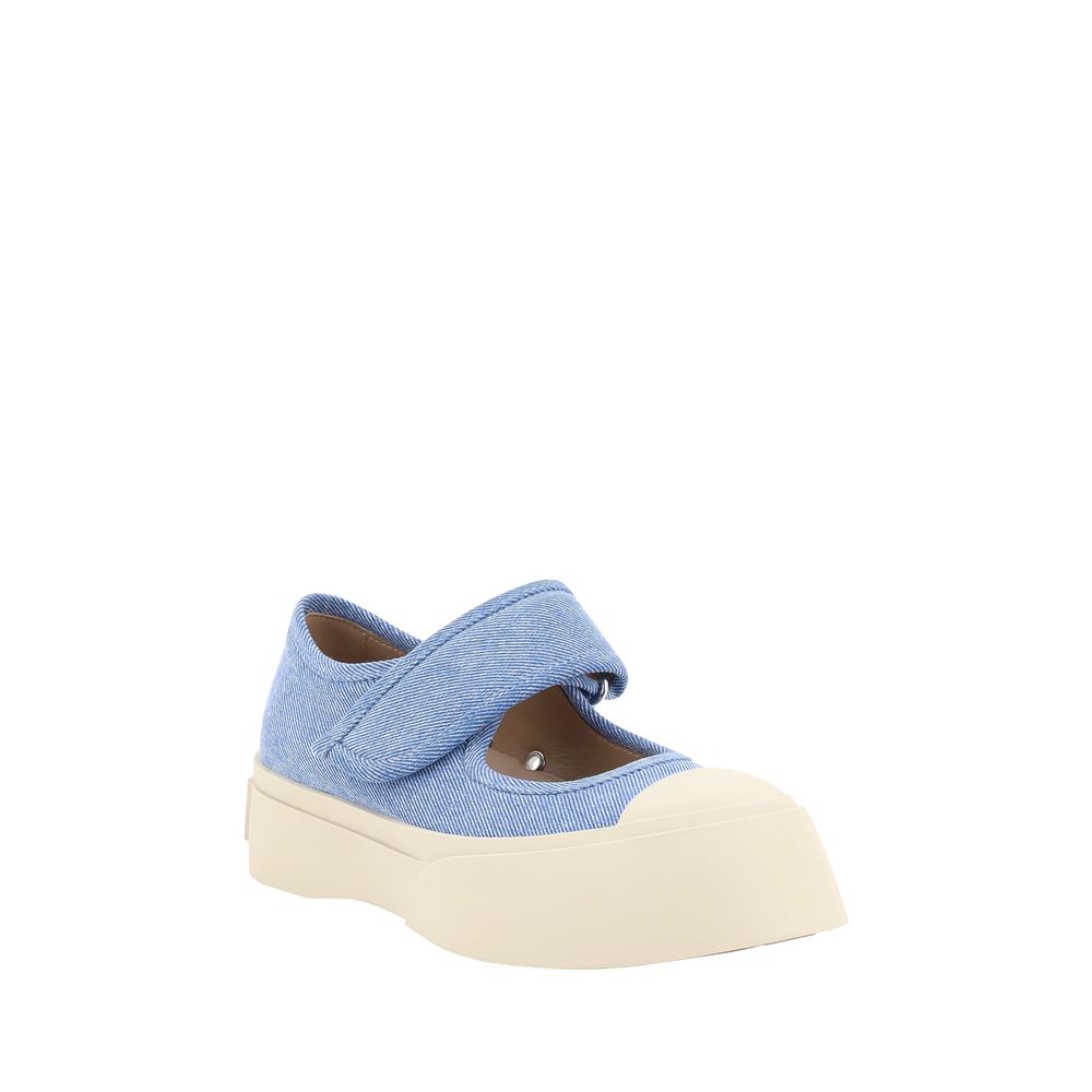 Marni Denim Mary Jane Turnschuhe