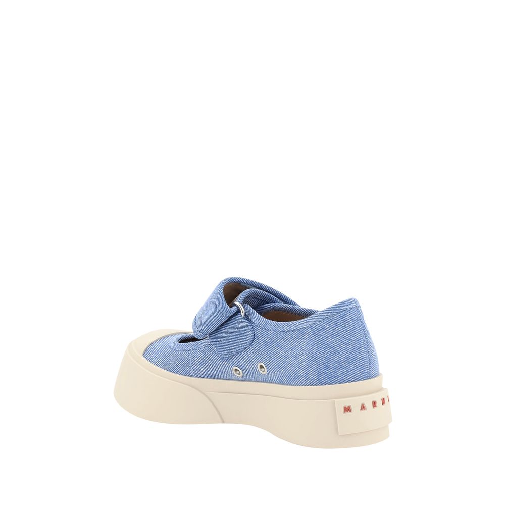 Marni Denim Mary Jane Turnschuhe