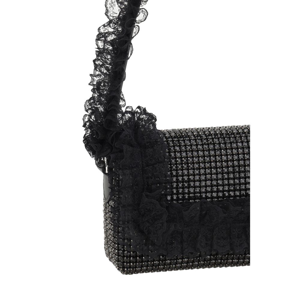 Self-Portrait shoulder bag with crystal lace