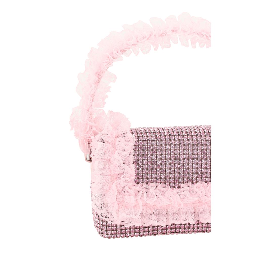 Self-Portrait shoulder bag with crystal lace