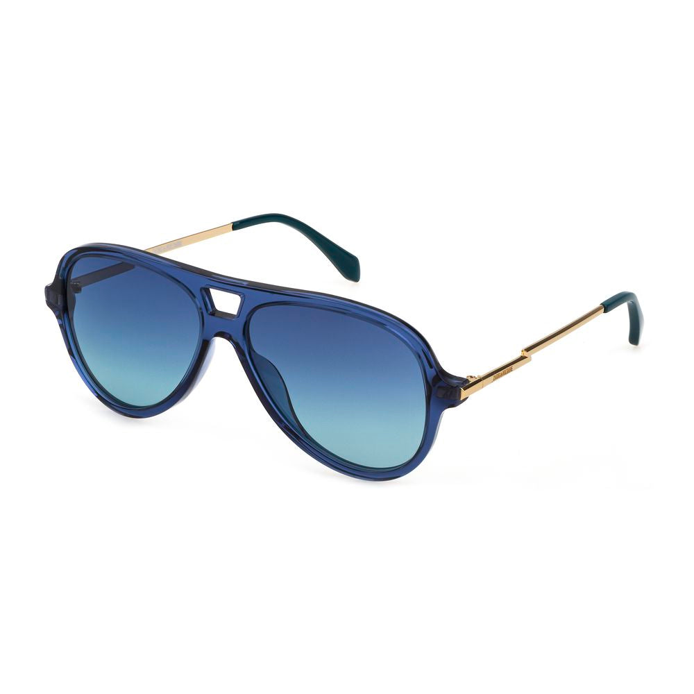 Zadig &amp; Voltaire Blue Acetate Sunglasses