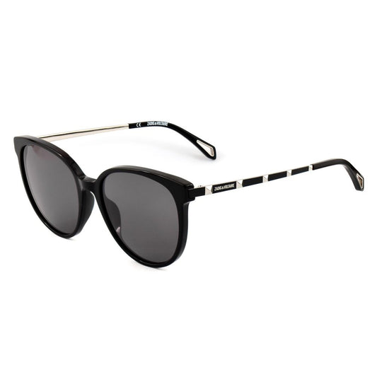 Zadig &amp; Voltaire Black Acetate Sunglasses