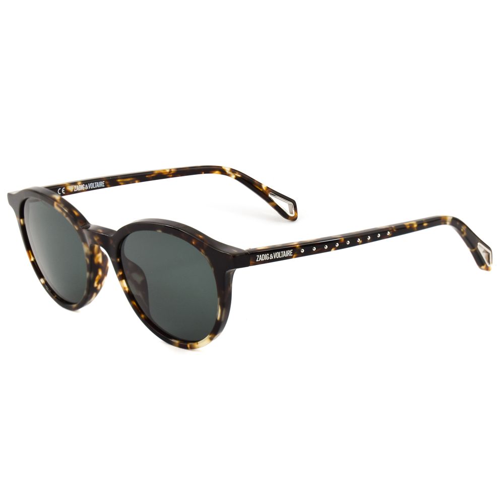 Zadig &amp; Voltaire Brown Acetate Sunglasses