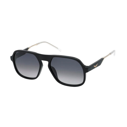 Zadig &amp; Voltaire Black Acetate Sunglasses