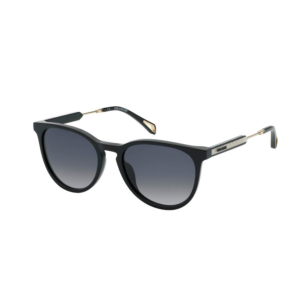 Zadig & Voltaire Schwarze Acetat-Sonnenbrille