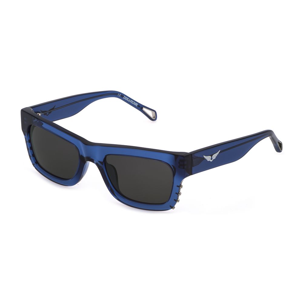 Zadig & Voltaire Blaue Acetat-Sonnenbrille