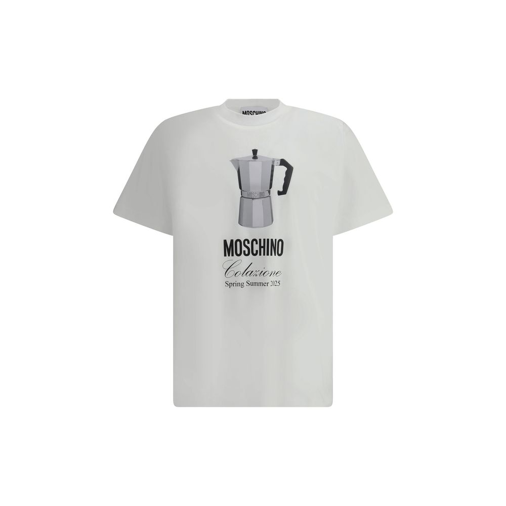 Moschino T-Shirt mit Kaffeemaschine