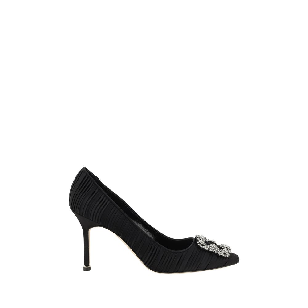 Manolo Blahnik Satin-Hangisi-Pumps