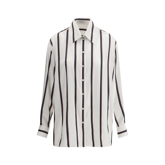 Alexander McQueen Striped Silk Shirt