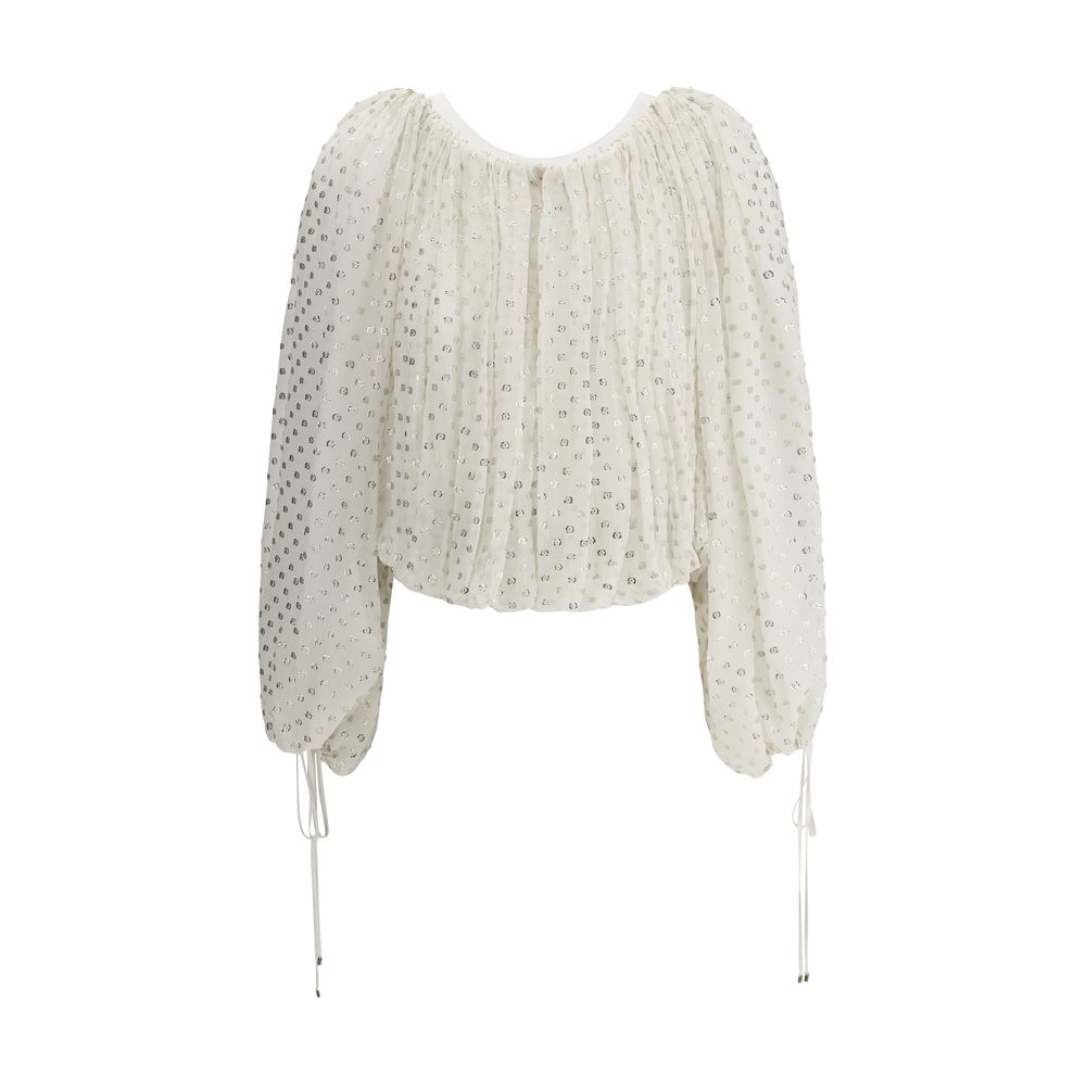 Chloé Off-Shoulder-Shirt