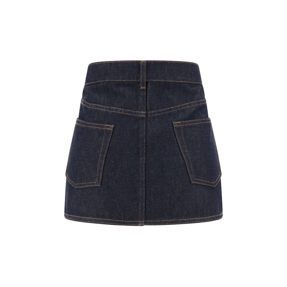 Coperni denim mini skirt