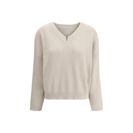 Brunello Cucinelli Pullover mit V-Ausschnitt