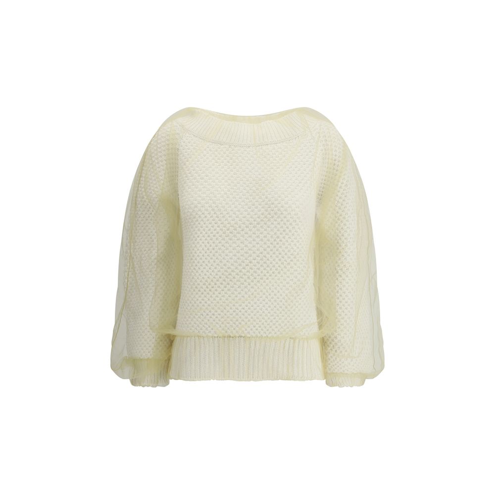 Fabiana Filippi Pullover mit Tüll