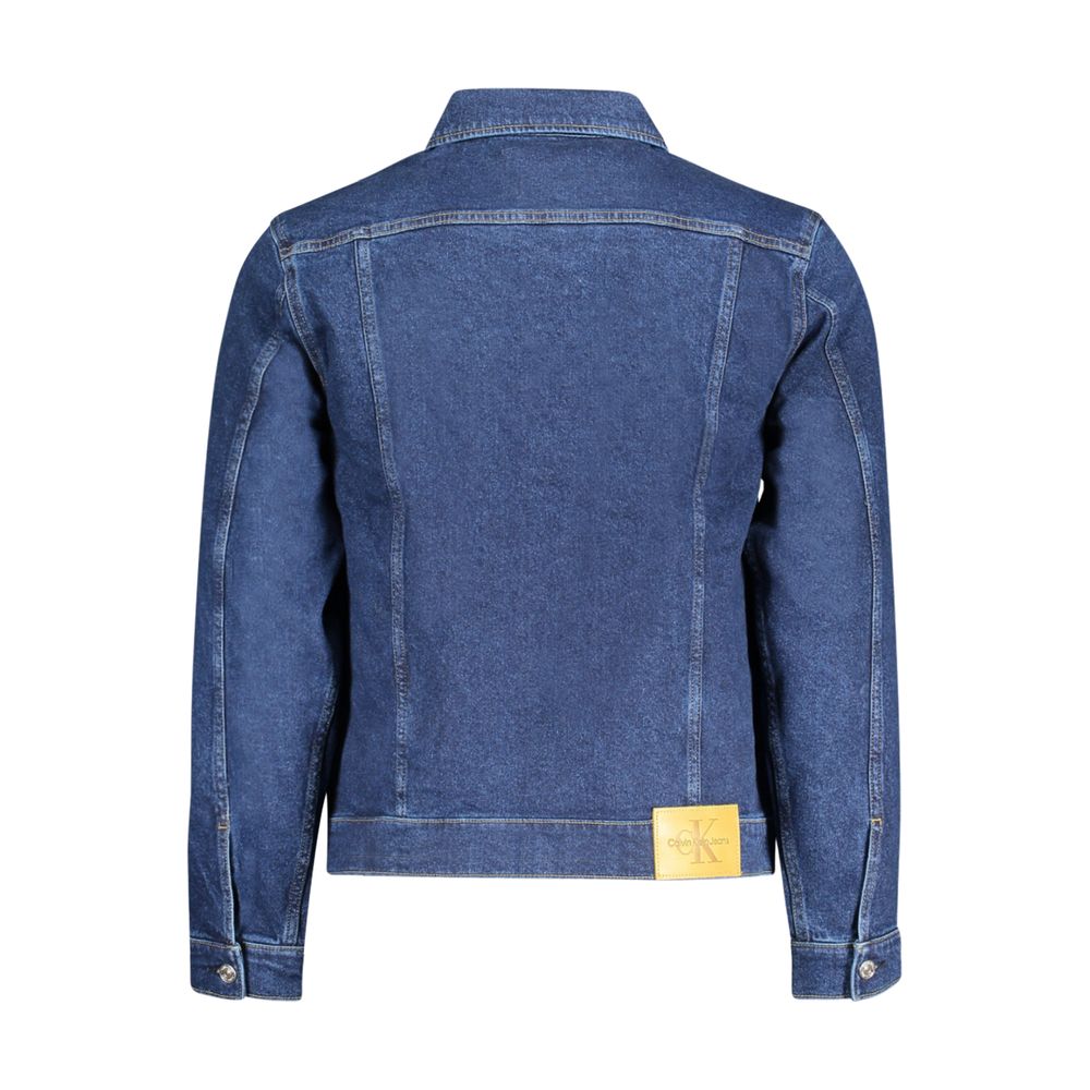 Calvin Klein Blaue Baumwolle Männer Jacke