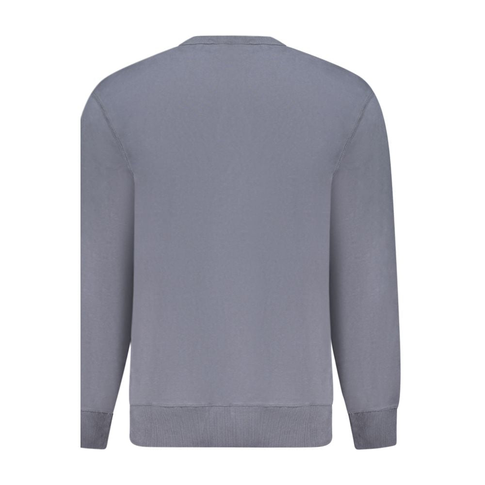 Calvin Klein Blauer Baumwollpullover für Männer