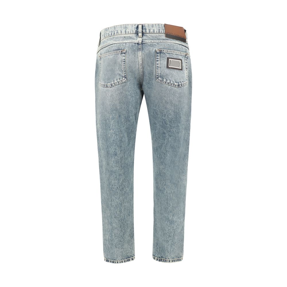 Dolce &amp; Gabbana jeans with worn effect