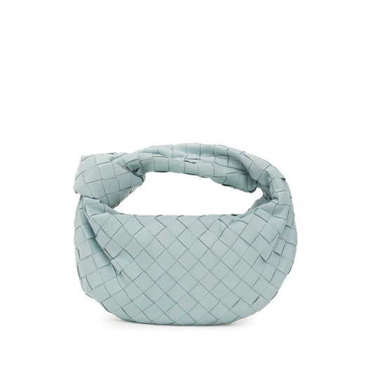 Bottega Veneta Hellblaue Lederhandtasche