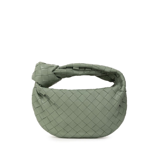 Bottega Veneta Graue Lederhandtasche