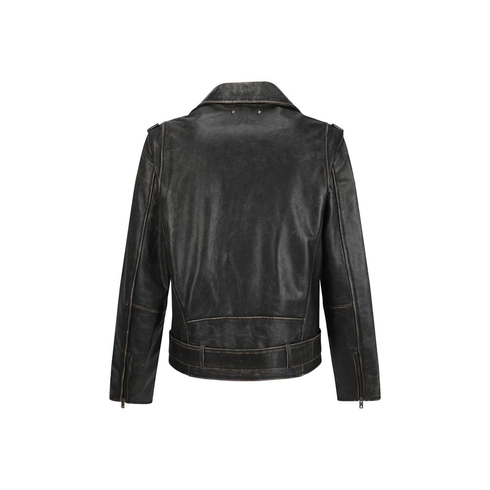 Golden Goose Goldene Biker-Jacke