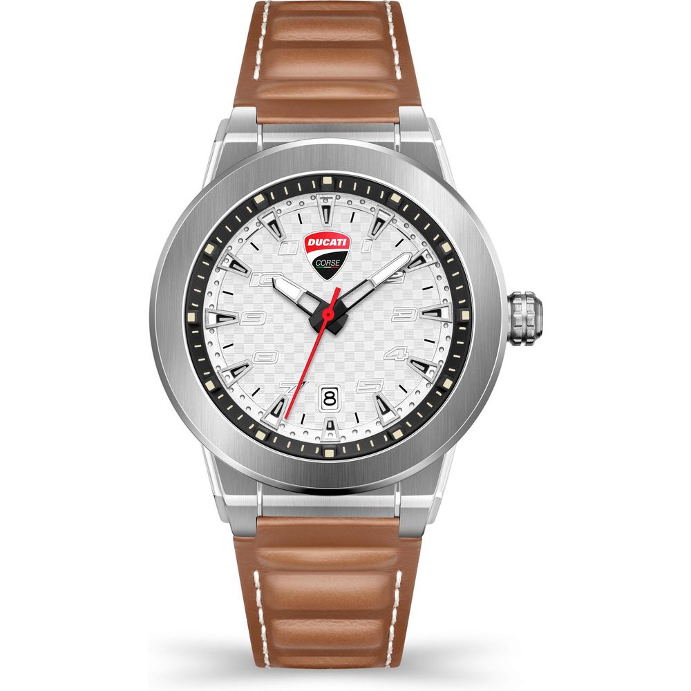 Ducati Braune Lederuhr